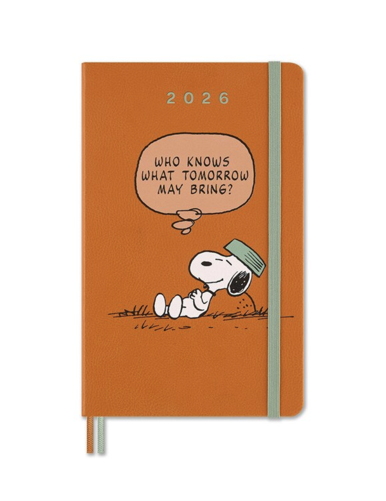 Moleskine 2026 Weekly, Large, Hard Cover Diary - Snoopy Tomorrow