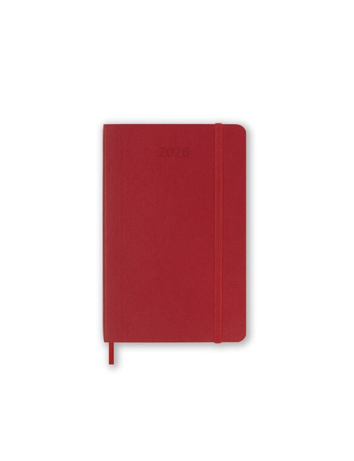 Moleskine 2026 Weekly, Pocket, Soft Cover Diary - Scarlet Red