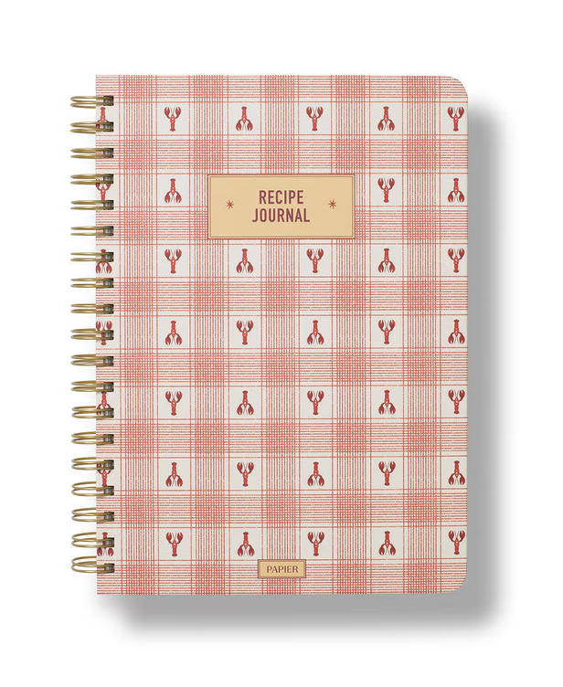 Recipe Journal - Lobster Gingham