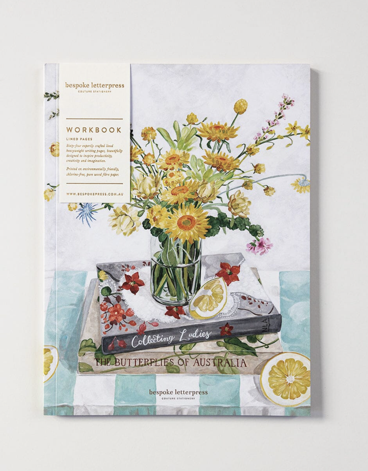 Bespoke Workbook - Native Wildflowers (Lined)