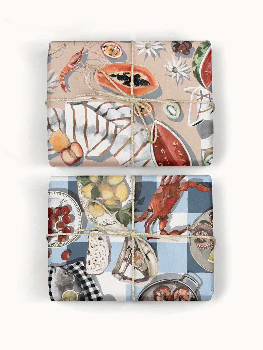 Flat Wrap - Summer Picnic / Crab & Squid