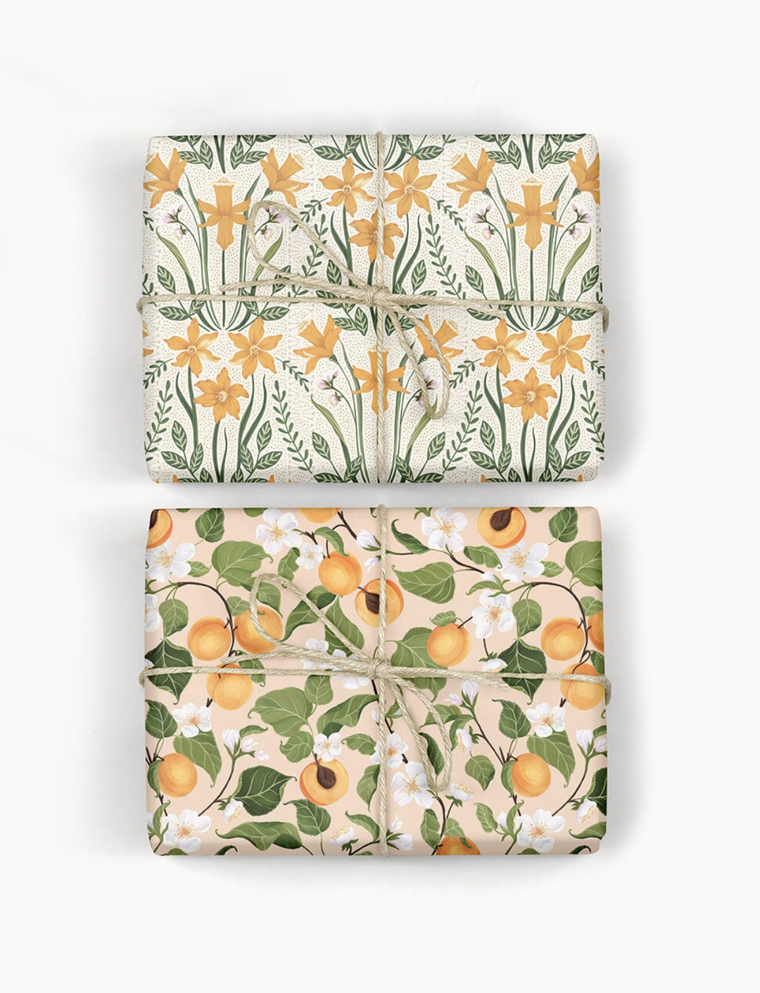 Flat Wrap - Peaches / Daffodil