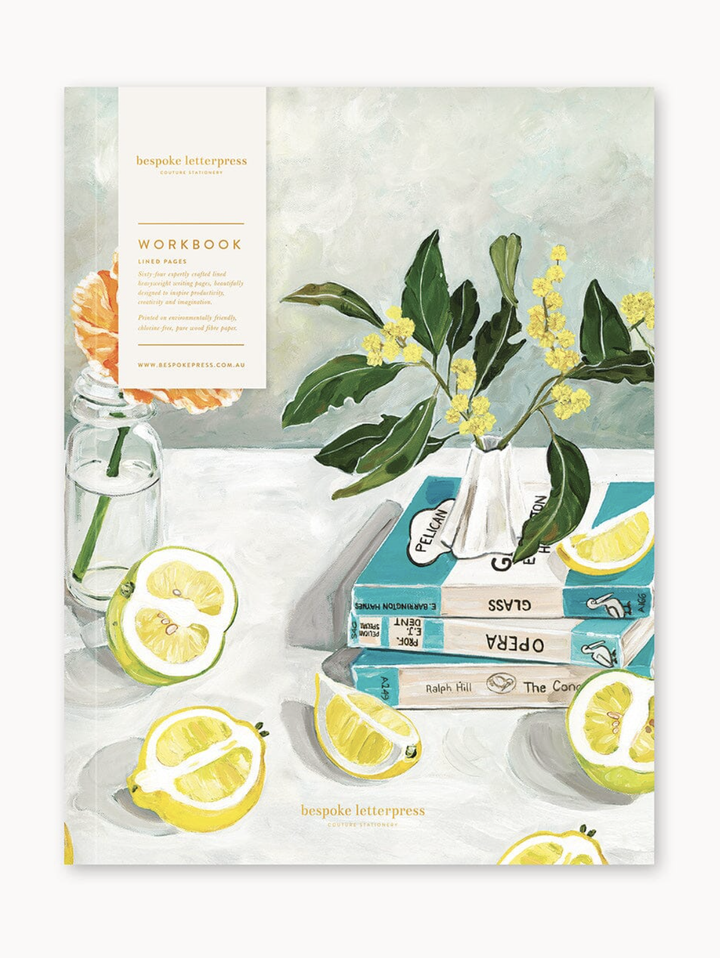 Bespoke Workbook - Wattle & Citrus (Lined)