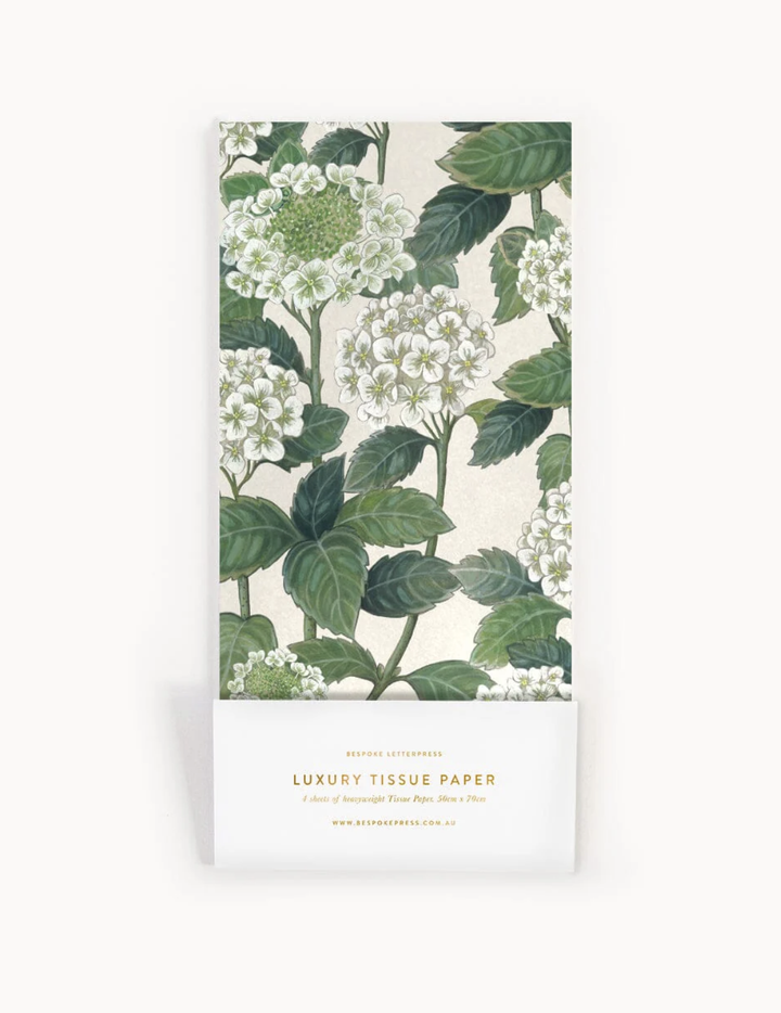 Bespoke Tissue Paper 4PK - Hydrangea