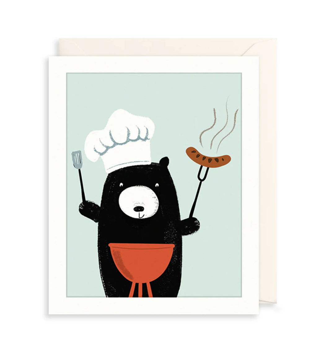 Bear Card - BBQ