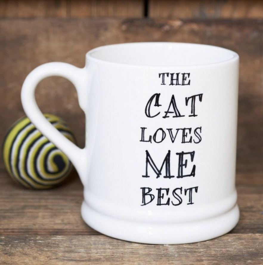 Mug - The Cat Loves Me Best!