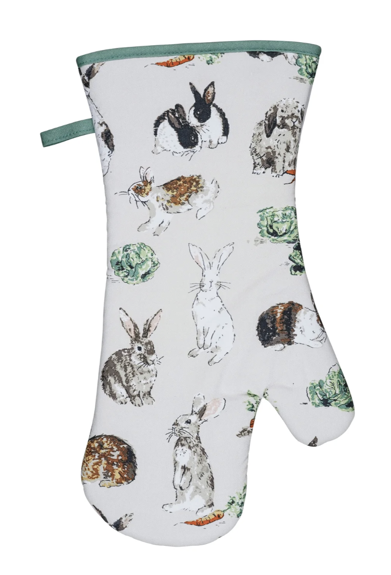 Ulster Weavers Oven Mitts - Rabbit Patch