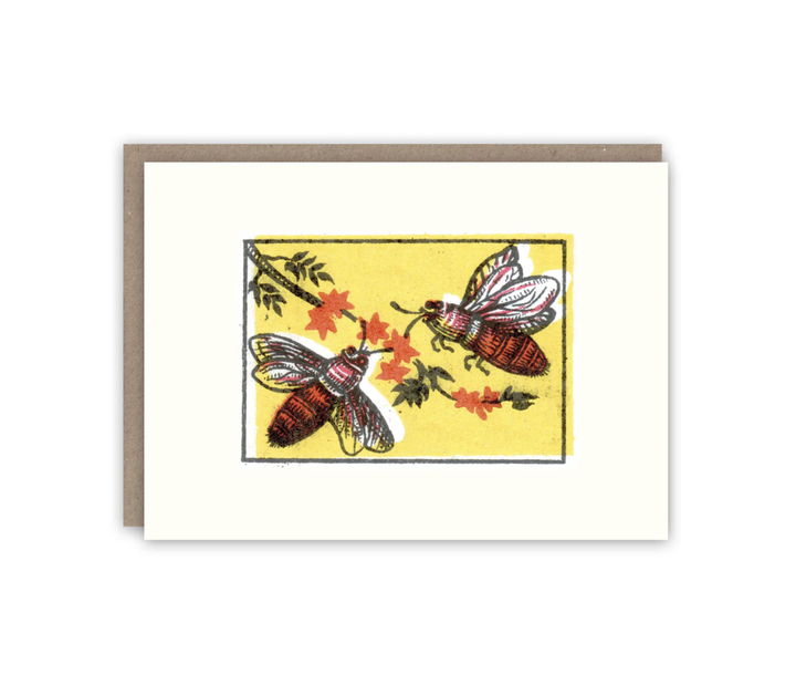 The Pattern Book -Matchbox Bees Notecard Set