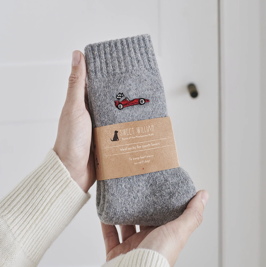 Sweet William Wool Socks -  Formula One