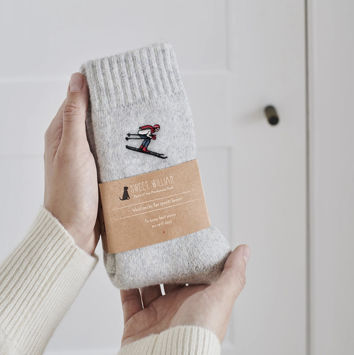 Sweet William Wool Socks -  Skiing