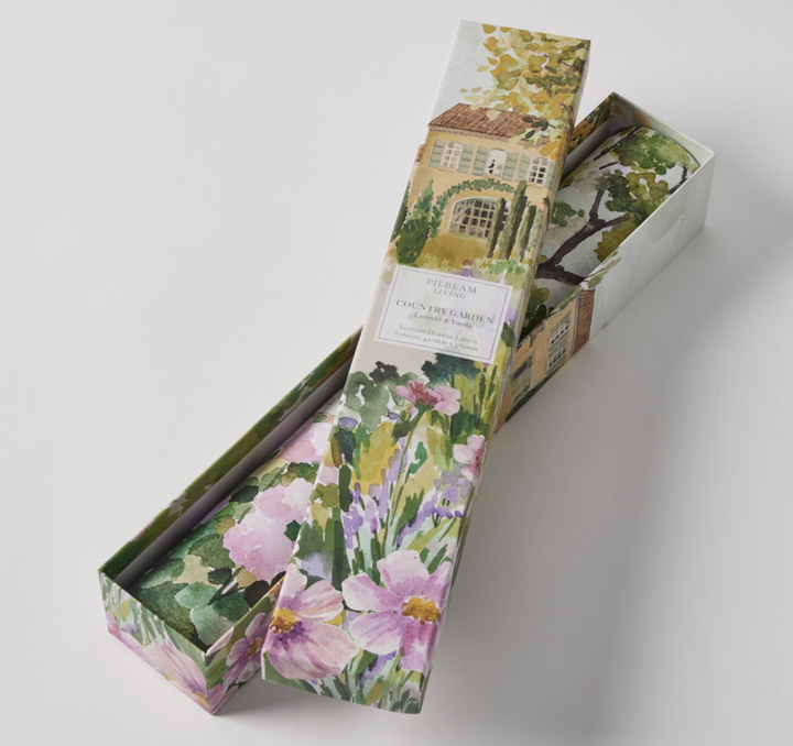 Scented Drawer Liners - Country Garden - Lavender & Vanilla
