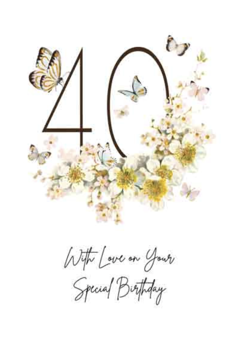 Artige Card - 40th With Love