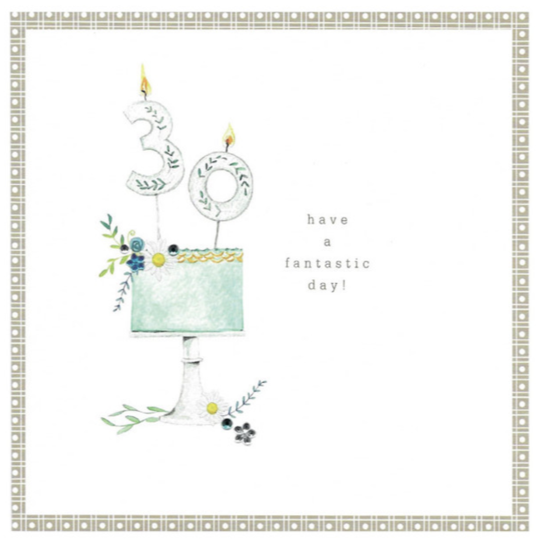 Primrose Hill Card - 30th Cake
