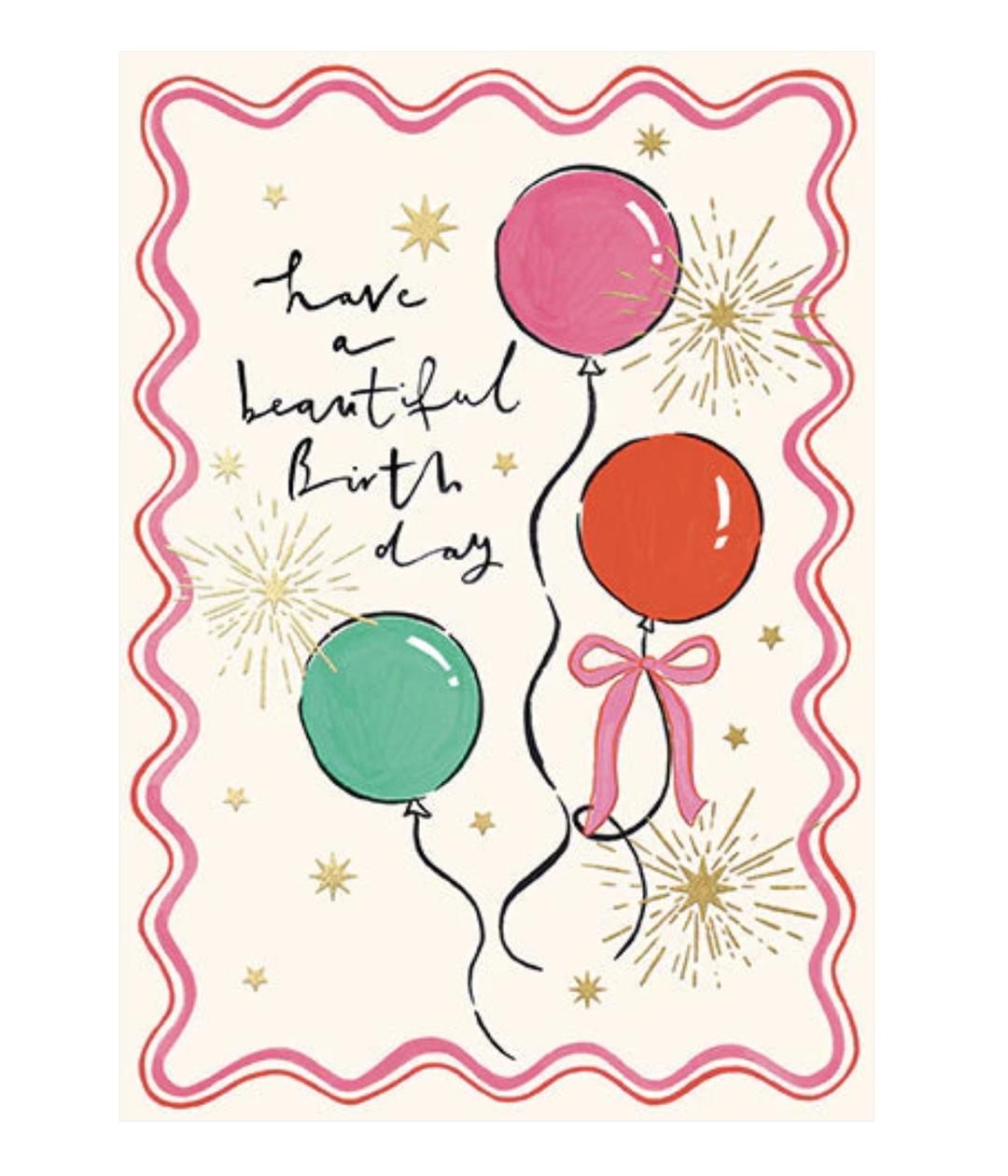 Genevieve Card - Birthday Balloons