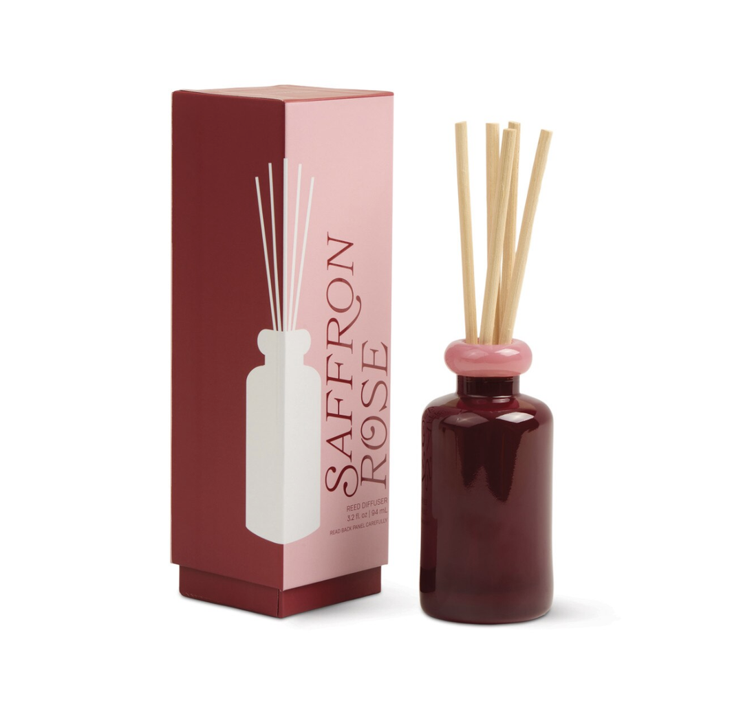 Stacked Glass Diffuser - Saffron Rose