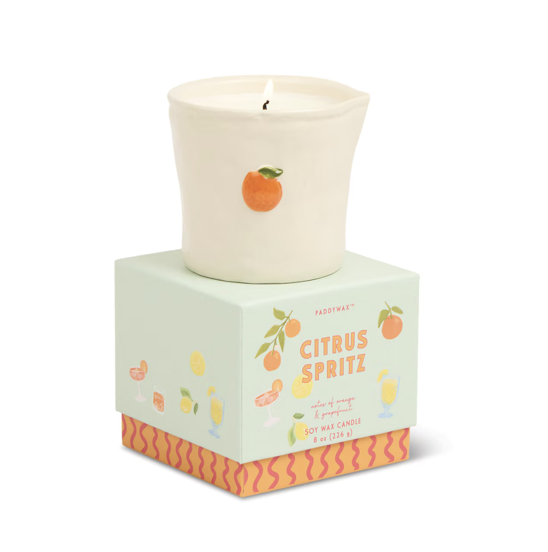 Bistro Ceramic Candle - Citrus Spritz