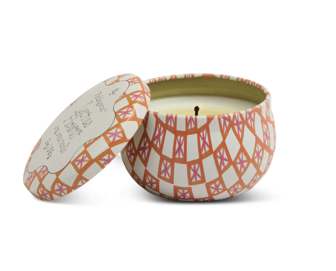 Tulip Tin Candle - Cactus Flower