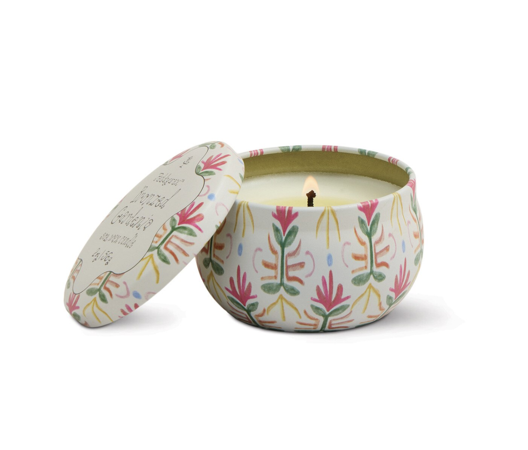 Tulip Tin Candle -  Bronzed Gardenia
