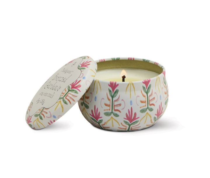 Tulip Tin Candle -  Bronzed Gardenia