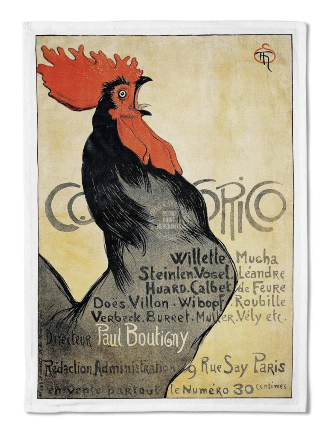 Tea Towel - French Rooster