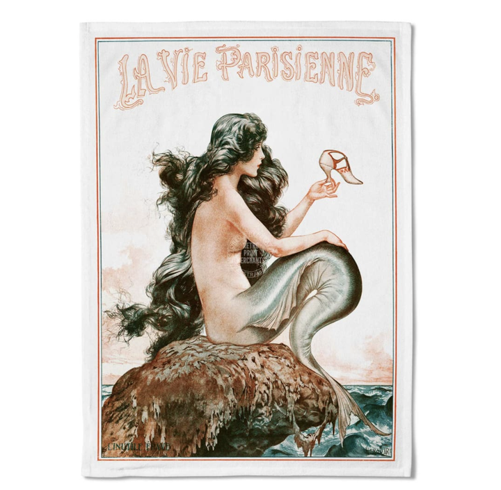 Tea Towel - French Mermaid