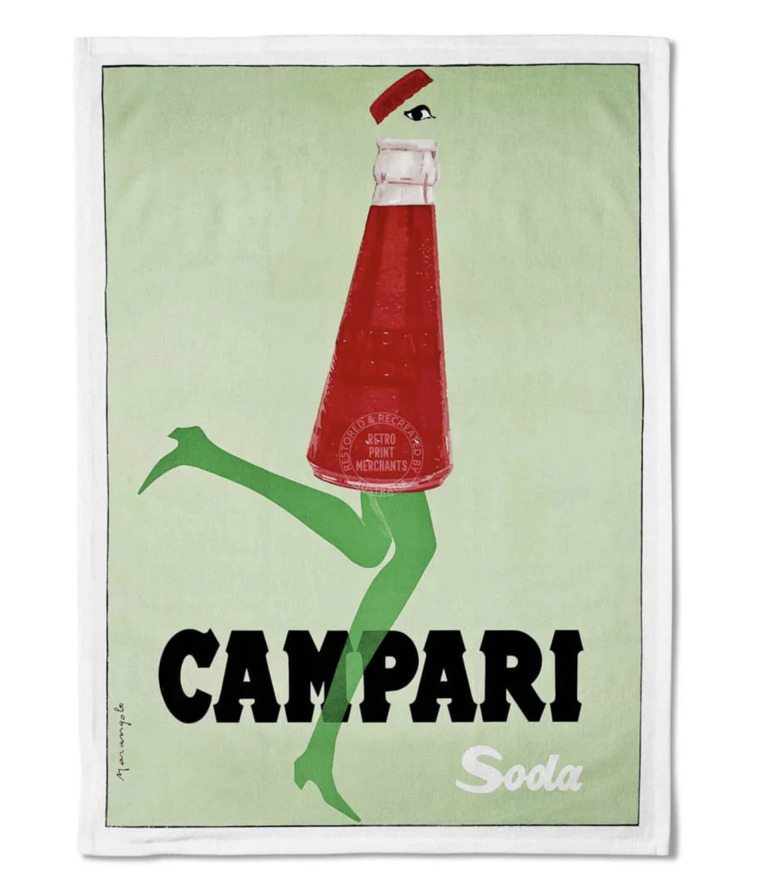 Tea Towel - Campari Soda 1968