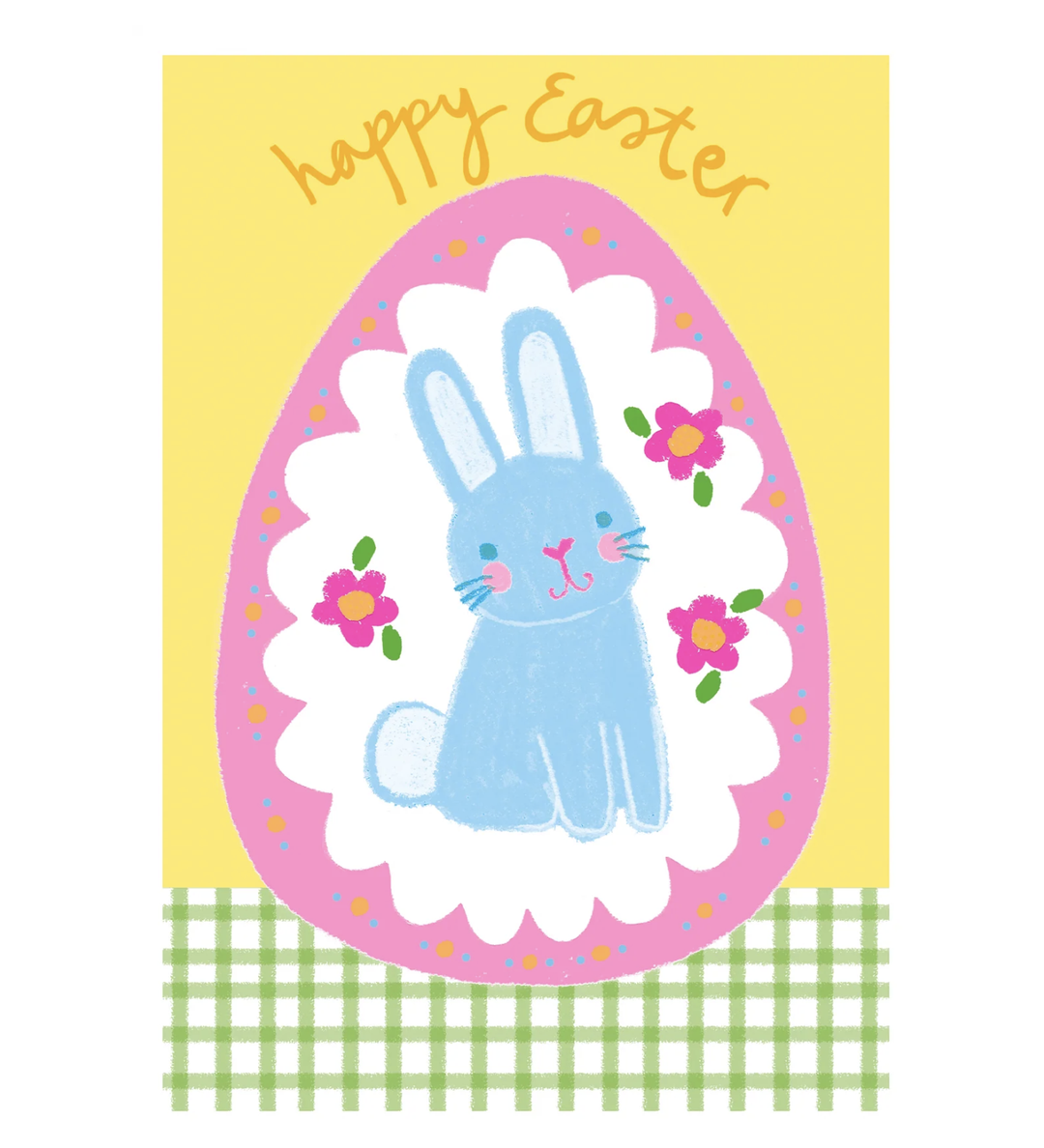 Jamboree Card - Happy Easter Bunny In Egg