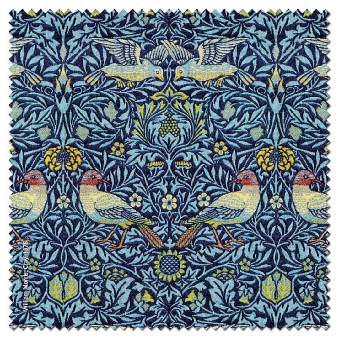 Microfibre Cleaning Cloth - William Morris Birds 1878