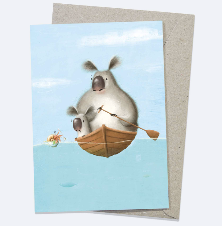 Beau Wylie Card - Meeting on the Blue