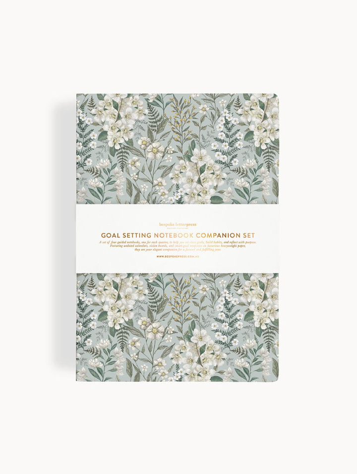 Bespoke Letterpress Notebook - Goal Setting Companion Set