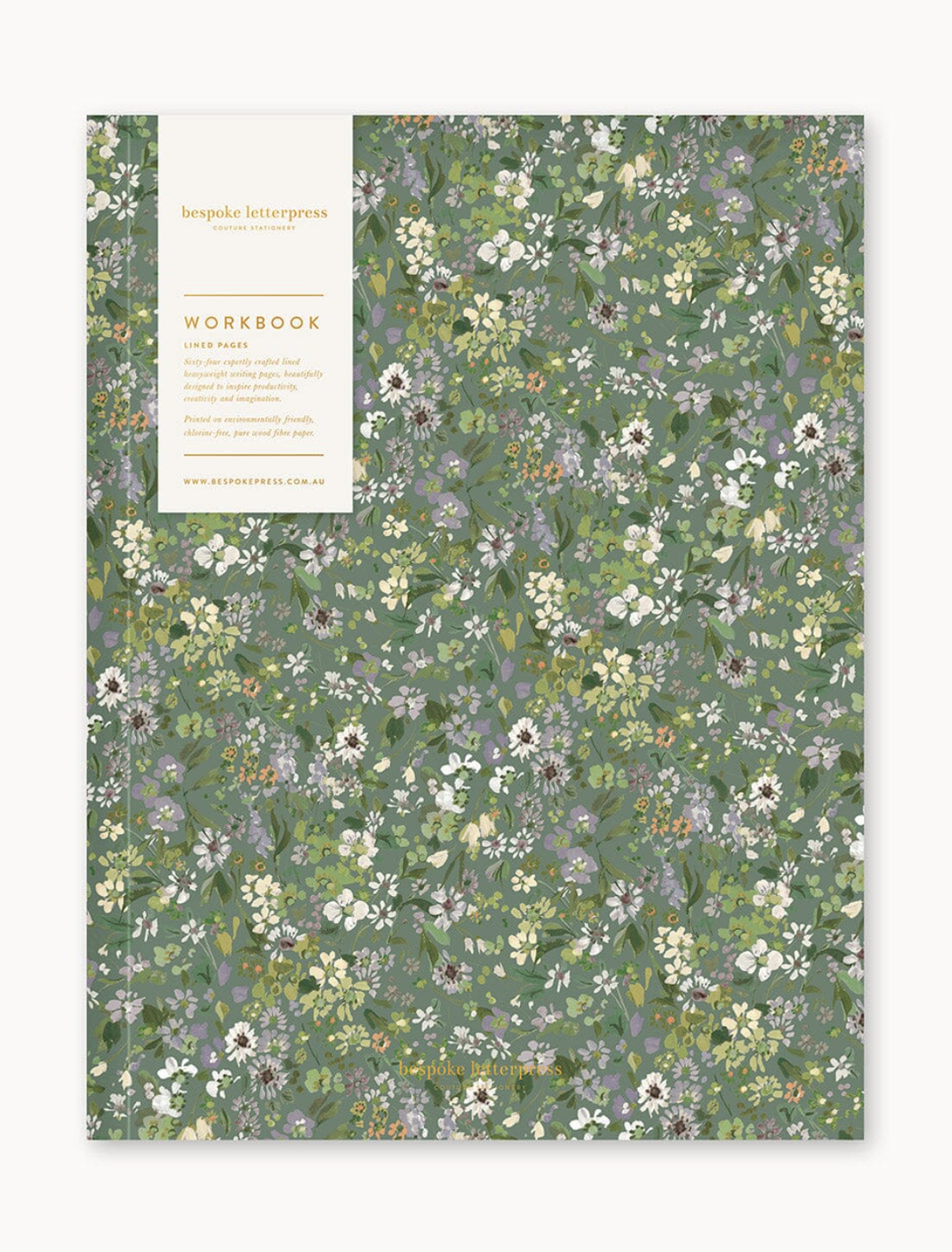 Bespoke Letterpress Workbook - Summer Perennials