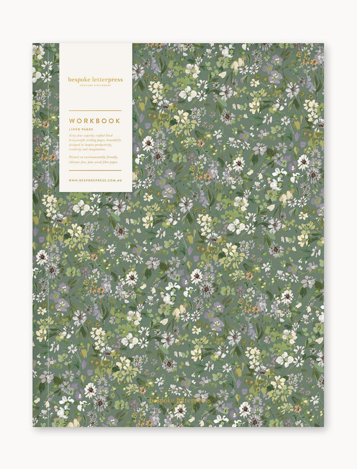 Bespoke Letterpress Workbook - Summer Perennials