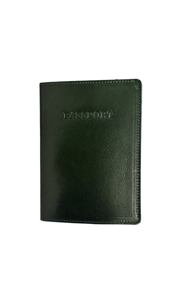 Manufactus Leather Passport Holder - Green