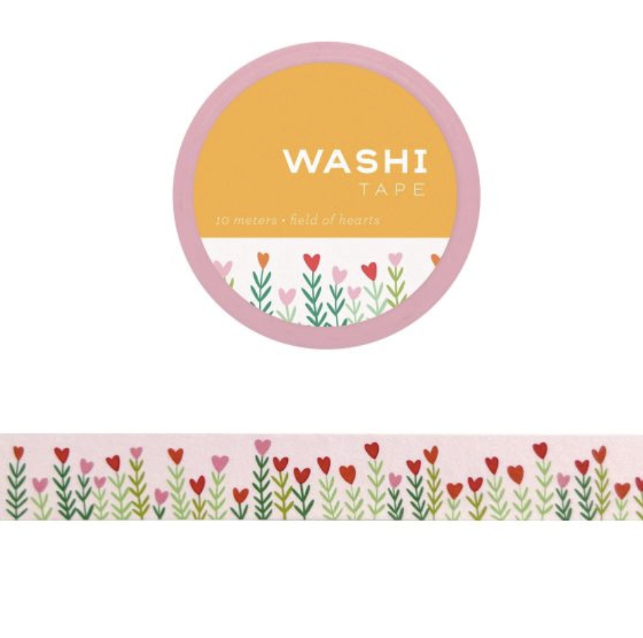 Washi Tape - Field of Hearts
