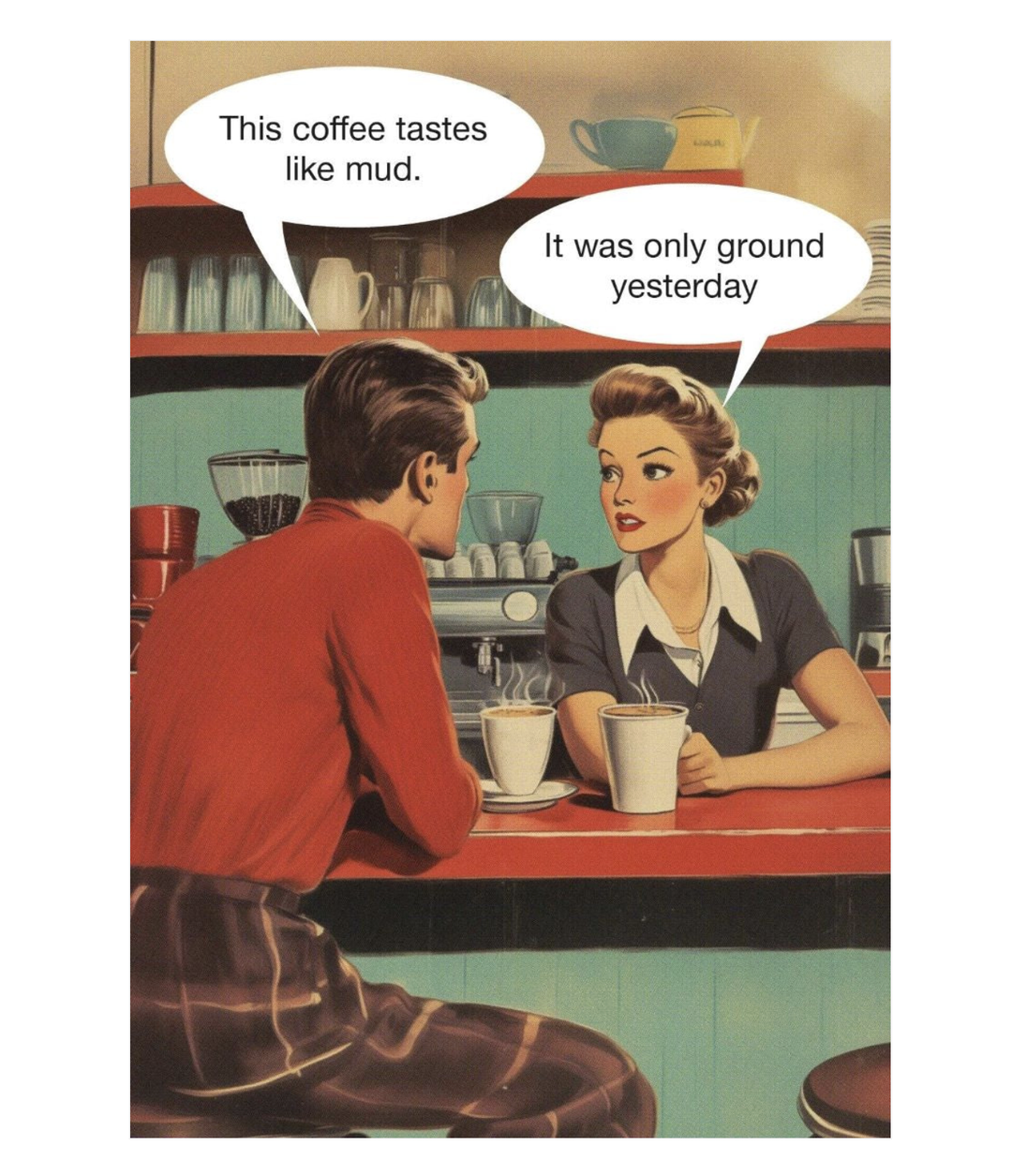 Kiss Me Kwik Card - Mud