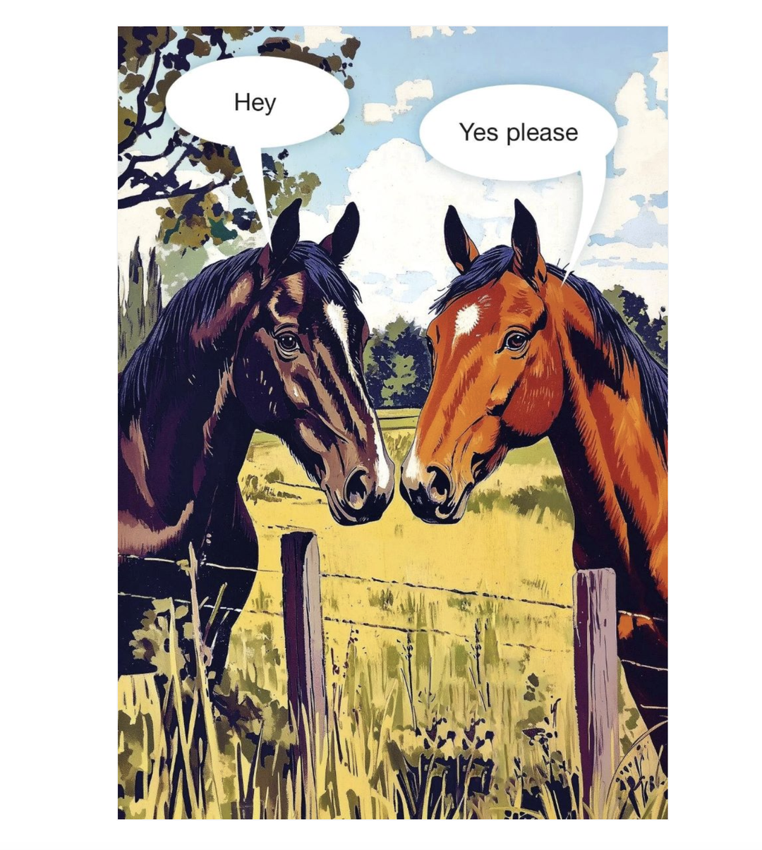 Kiss Me Kwik Card - Hey