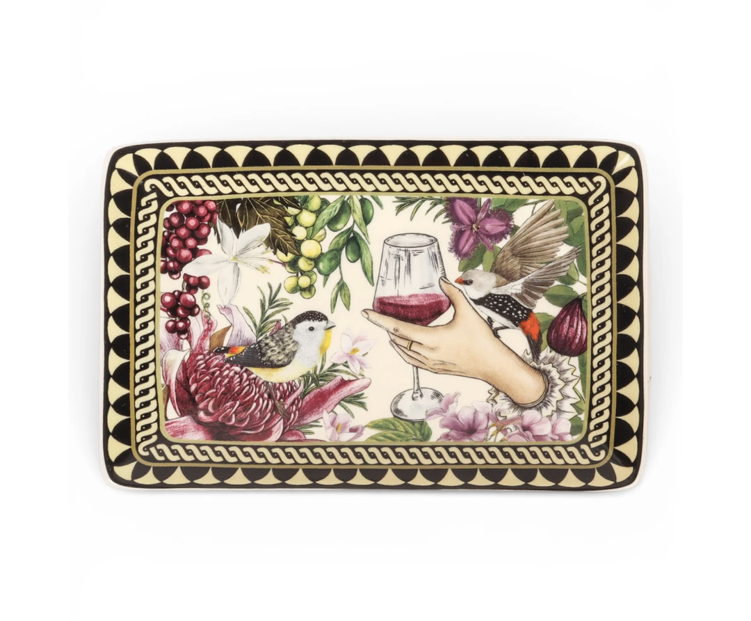 Rectangle Trinket Tray - Vineyard Visions