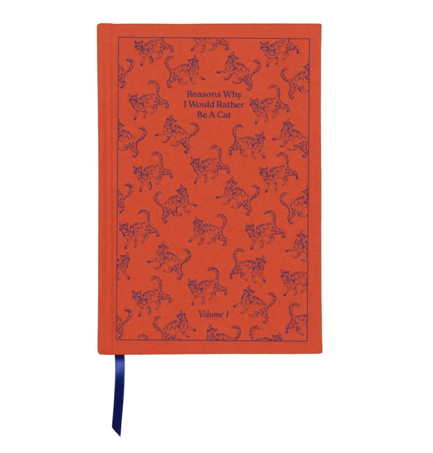 Cloth Journal - Reasons Why I'd rather Be A Cat