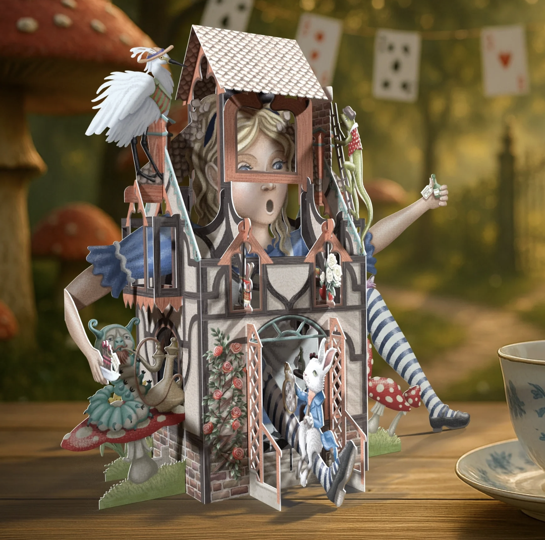 3D Pop up Card - Rabbit's House