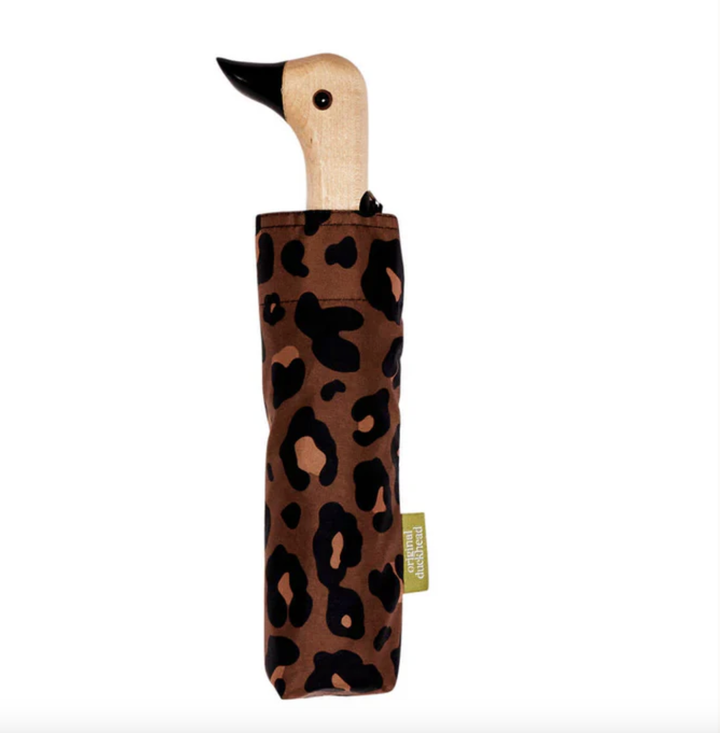 Duck Umbrella Compact - Leopard