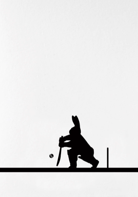 HamMade Card - Cricket Rabbit