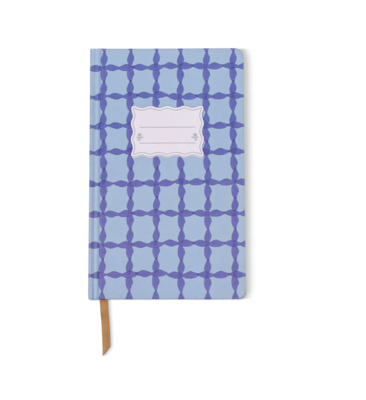 Small Journal - Blue Lattice