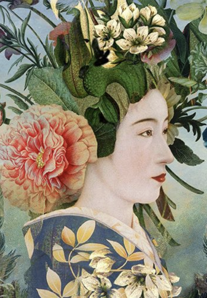 Catrin Welz-Stein Card - Blooming Geisha