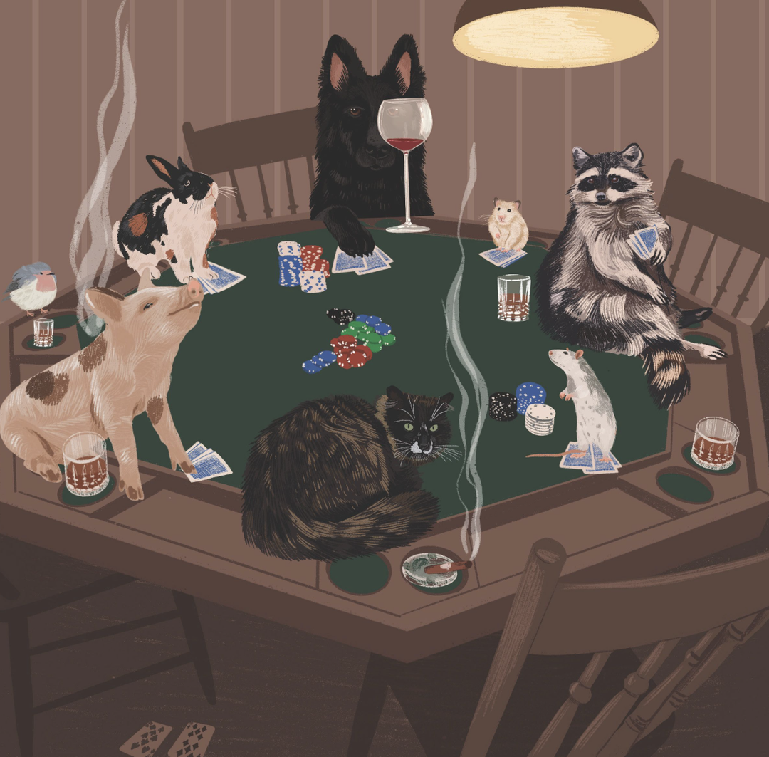 Alissa Levy Card - Poker Animals