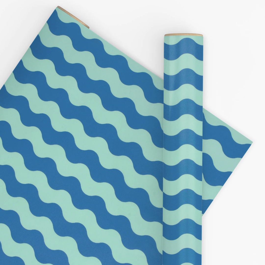 Vandoros Wrap Roll - Aqua/Electric Blue Collection - Waves