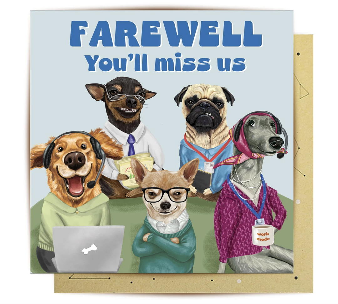 La La Land Card - Dogs Farewell