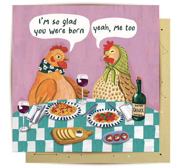 La La Land Card - Glad You Were Born