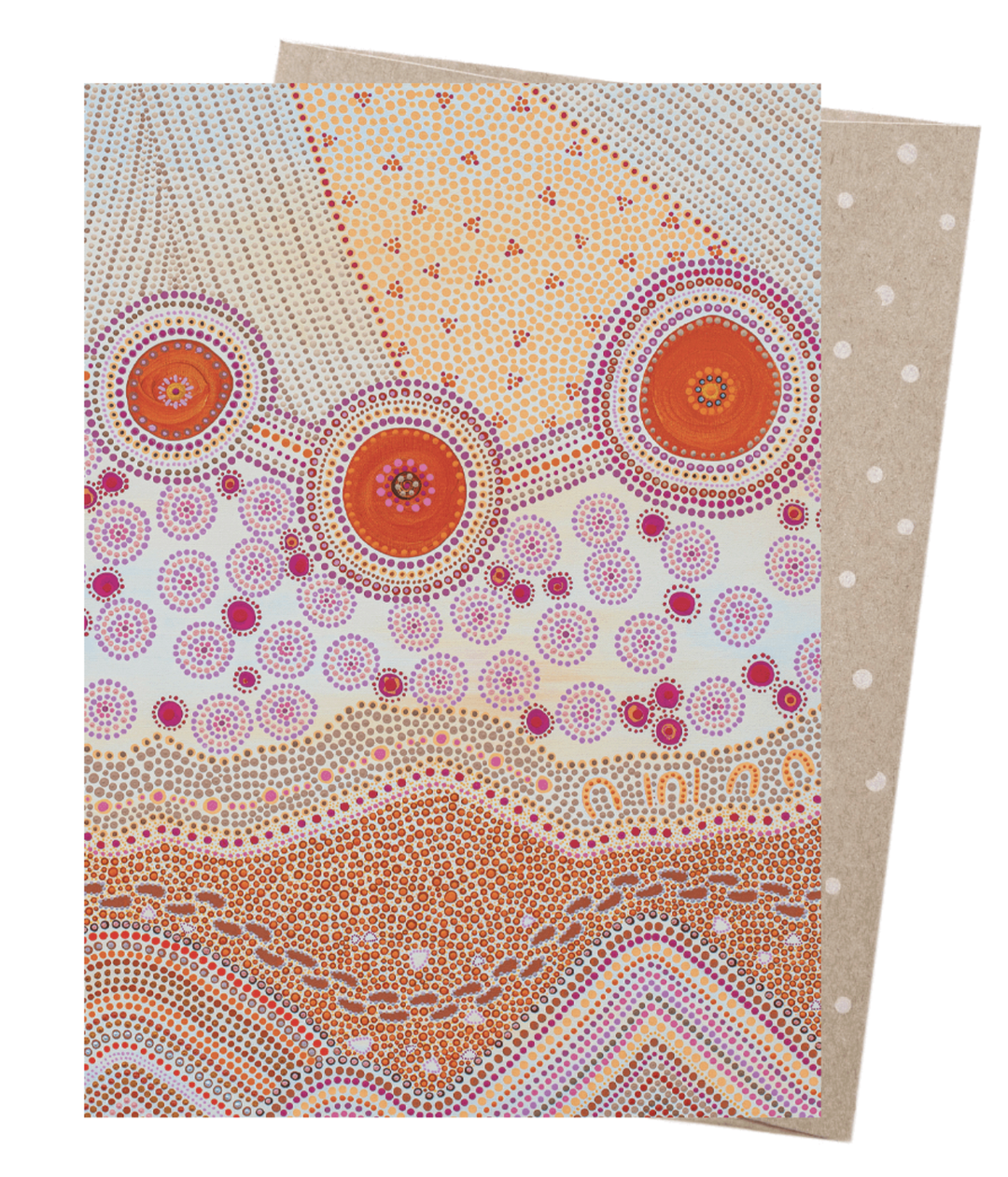 Earth Greetings Card - Connection To Country