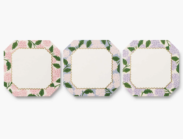 Mini Notepad Trio Pink Hydrangea