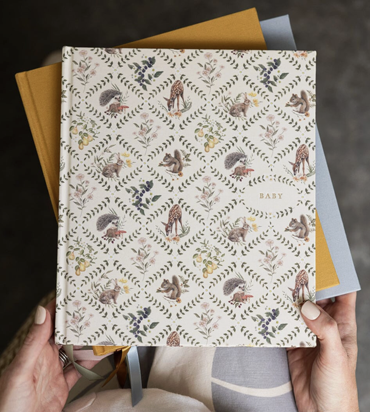 Bespoke Letterpress Journal - Baby Memory Journal